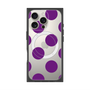 プレミアムスクエアケース with MagSafe［ シンプルドット - Purple ］