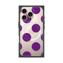 プレミアムスクエアケース with MagSafe［ シンプルドット - Purple ］
