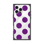 プレミアムスクエアケース with MagSafe［ シンプルドット - Purple ］