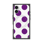 プレミアムスクエアケース with MagSafe［ シンプルドット - Purple ］