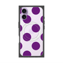 プレミアムスクエアケース with MagSafe［ シンプルドット - Purple ］