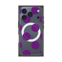 プレミアムスクエアケース with MagSafe［ シンプルドット - Purple ］