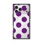 プレミアムスクエアケース with MagSafe［ シンプルドット - Purple ］