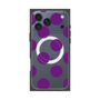 プレミアムスクエアケース with MagSafe［ シンプルドット - Purple ］
