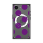 プレミアムスクエアケース with MagSafe［ シンプルドット - Purple ］