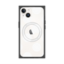 プレミアムスクエアケース with MagSafe［ シンプルドット - White ］