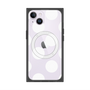 プレミアムスクエアケース with MagSafe［ シンプルドット - White ］