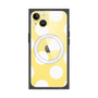 プレミアムスクエアケース with MagSafe［ シンプルドット - White ］