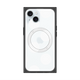 プレミアムスクエアケース with MagSafe［ シンプルドット - White ］