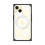 プレミアムスクエアケース with MagSafe［ シンプルドット - White ］