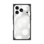 プレミアムスクエアケース with MagSafe［ シンプルドット - White ］