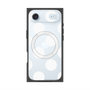 プレミアムスクエアケース with MagSafe［ シンプルドット - White ］
