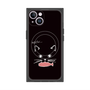 プレミアムスクエアケース with MagSafe［ 食いしん坊なねこ - Black ］