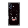 プレミアムスクエアケース with MagSafe［ 食いしん坊なねこ - Black ］