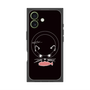 プレミアムスクエアケース with MagSafe［ 食いしん坊なねこ - Black ］