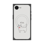 プレミアムスクエアケース with MagSafe［ 蝶ネクタイねこ - White ］