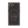 プレミアムスクエアケース with MagSafe［ 蝶ネクタイねこ - Black ］