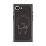 プレミアムスクエアケース with MagSafe［ 蝶ネクタイねこ - Black ］