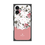 プレミアムスクエアケース with MagSafe［ ツインドットフラワー - Pink ］
