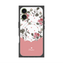 プレミアムスクエアケース with MagSafe［ ツインドットフラワー - Pink ］