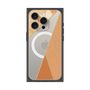 プレミアムスクエアケース with MagSafe［ マーブルトライアングルパレット - Orange ］