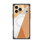 プレミアムスクエアケース with MagSafe［ マーブルトライアングルパレット - Orange ］