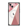 プレミアムスクエアケース with MagSafe［ マーブルトライアングルパレット - Pink ］