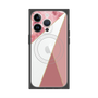 プレミアムスクエアケース with MagSafe［ マーブルトライアングルパレット - Pink ］