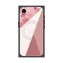 プレミアムスクエアケース with MagSafe［ マーブルトライアングルパレット - Pink ］