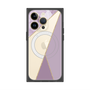 プレミアムスクエアケース with MagSafe［ マーブルトライアングルパレット - Purple ］