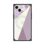 プレミアムスクエアケース with MagSafe［ マーブルトライアングルパレット - Purple ］