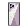 プレミアムスクエアケース with MagSafe［ マーブルトライアングルパレット - Purple ］