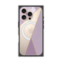 プレミアムスクエアケース with MagSafe［ マーブルトライアングルパレット - Purple ］