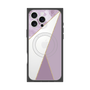 プレミアムスクエアケース with MagSafe［ マーブルトライアングルパレット - Purple ］