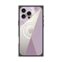 プレミアムスクエアケース with MagSafe［ マーブルトライアングルパレット - Purple ］