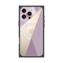 プレミアムスクエアケース with MagSafe［ マーブルトライアングルパレット - Purple ］