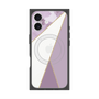 プレミアムスクエアケース with MagSafe［ マーブルトライアングルパレット - Purple ］