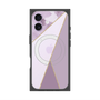 プレミアムスクエアケース with MagSafe［ マーブルトライアングルパレット - Purple ］