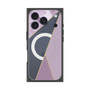 プレミアムスクエアケース with MagSafe［ マーブルトライアングルパレット - Purple ］