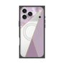 プレミアムスクエアケース with MagSafe［ マーブルトライアングルパレット - Purple ］