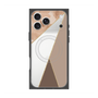 プレミアムスクエアケース with MagSafe［ マーブルトライアングルパレット - Brown ］