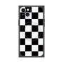 プレミアムスクエアケース with MagSafe［ 市松模様 - Black ］