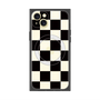 プレミアムスクエアケース with MagSafe［ 市松模様 - Black ］