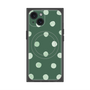 プレミアムスクエアケース with MagSafe［ 水彩ドット・レトロカラー - Green ］