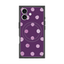 プレミアムスクエアケース with MagSafe［ 水彩ドット・レトロカラー - Purple ］