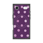 プレミアムスクエアケース with MagSafe［ 水彩ドット・レトロカラー - Purple ］