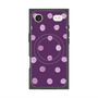 プレミアムスクエアケース with MagSafe［ 水彩ドット・レトロカラー - Purple ］