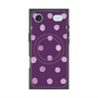 プレミアムスクエアケース with MagSafe［ 水彩ドット・レトロカラー - Purple ］
