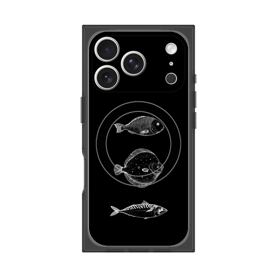 プレミアムスクエアケース with MagSafe［ Coexist No.1 - Black ］