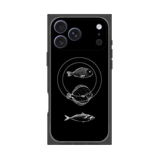 プレミアムスクエアケース with MagSafe［ Coexist No.1 - Black ］